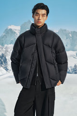 Men's 95% Down Diamond-Quilted Puffer Jacket
