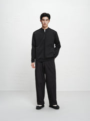 Men's Wide-Leg Cargo Pants with Drawstring Cuffs