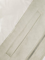 Men's Jacquard Faux Suede Down Jacket