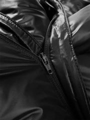 Men's Glossy Hooded Goose Down Jacket