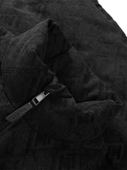 Men's Chenille Jacquard Puffer Jacket