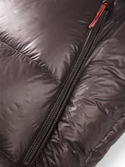 Men's Drawstring Down Vest with Contrast Details