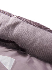 Men's Drawstring Down Vest with Contrast Details