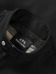 Men's Commuter Stand-Collar White Duck Down Jacket-Style Down Jacket