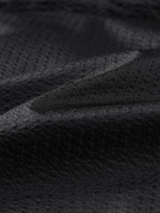 Men's Casual Black Textured Down Jacket