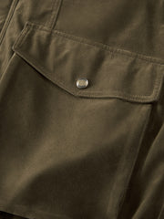 Men's Casual Barn-Style Suede-Texture Jacket