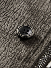 Men's Casual Vintage Textured Plaid-Lined Jacket