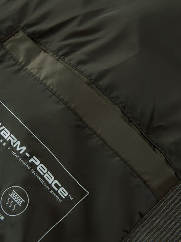 Men's Casual Shirt-Style Faux-Layer Goose Down Jacket