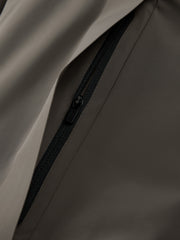 Men's Casual Brown Shell-Style Down Jacket