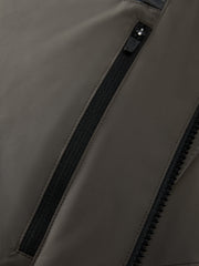 Men's Casual Brown Shell-Style Down Jacket
