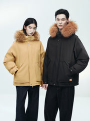 Men's Outdoor Durable Warm Solid Down Jacket
