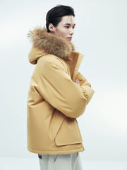 Men's Outdoor Durable Warm Solid Down Jacket