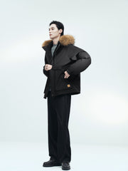 Men's Outdoor Durable Warm Solid Down Jacket
