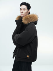 Men's Outdoor Durable Warm Solid Down Jacket