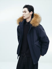Men's Outdoor Durable Warm Solid Down Jacket