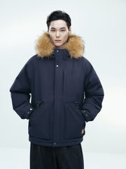 Men's Outdoor Durable Warm Solid Down Jacket