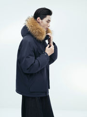 Men's Outdoor Durable Warm Solid Down Jacket