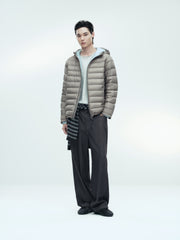 Men's Casual 95% Duck Down High-Fill Three-Proof Down Jacket