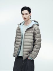 Men's Casual 95% Duck Down High-Fill Three-Proof Down Jacket