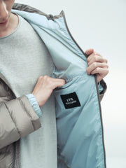 Men's Casual 95% Duck Down High-Fill Three-Proof Down Jacket