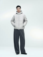 Men's Casual 95% Duck Down High-Fill Three-Proof Down Jacket