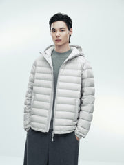 Men's Casual 95% Duck Down High-Fill Three-Proof Down Jacket