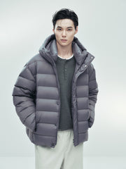 Men's Casual 95% White Duck Down Heat-Retaining Down Jacket