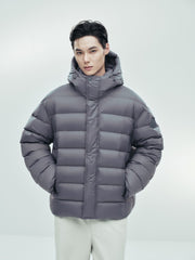 Men's Casual 95% White Duck Down Heat-Retaining Down Jacket