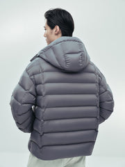 Men's Casual 95% White Duck Down Heat-Retaining Down Jacket