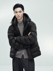 Men's Casual 95% White Duck Down Heat-Retaining Down Jacket