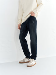 Men's Distressed Slim-Fit Jeans