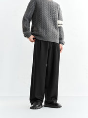 Men's Thermal Wide-Leg Commuter Pants