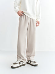 Men's Drawstring Waist Straight-Leg Sweatpants