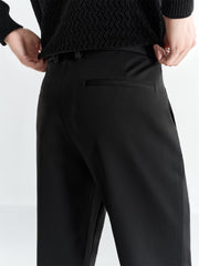 Men's Slim-Fit Stretch Business Trousers