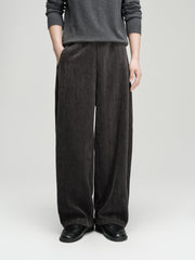 Men's Commuter Brushed-Feel Elastic-Waist Casual Pants