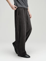 Men's Commuter Brushed-Feel Elastic-Waist Casual Pants