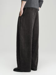Men's Commuter Brushed-Feel Elastic-Waist Casual Pants