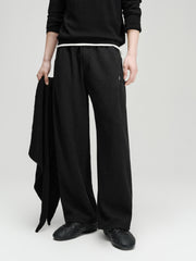 Men's Casual Solid Relaxed Straight-Leg Sweatpants