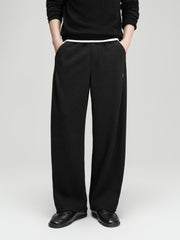 Men's Casual Solid Relaxed Straight-Leg Sweatpants