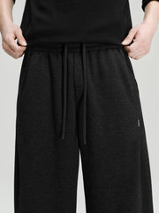 Men's Casual Solid Relaxed Straight-Leg Sweatpants