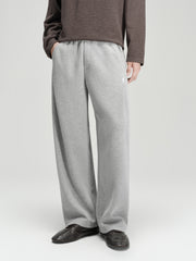 Men's Casual Solid Relaxed Straight-Leg Sweatpants