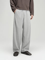 Men's Casual Solid Relaxed Straight-Leg Sweatpants