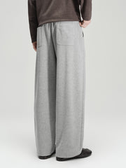 Men's Casual Solid Relaxed Straight-Leg Sweatpants