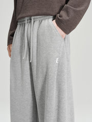 Men's Casual Solid Relaxed Straight-Leg Sweatpants