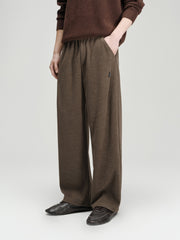 Men's Casual Solid Relaxed Straight-Leg Sweatpants
