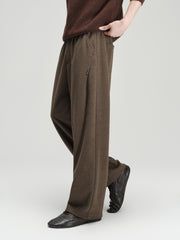 Men's Casual Solid Relaxed Straight-Leg Sweatpants