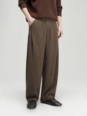 Men's Casual Solid Relaxed Straight-Leg Sweatpants