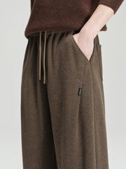 Men's Casual Solid Relaxed Straight-Leg Sweatpants