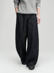 Men's Casual Fade-Resistant Vintage Raw Denim Jeans