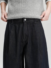 Men's Casual Fade-Resistant Vintage Raw Denim Jeans